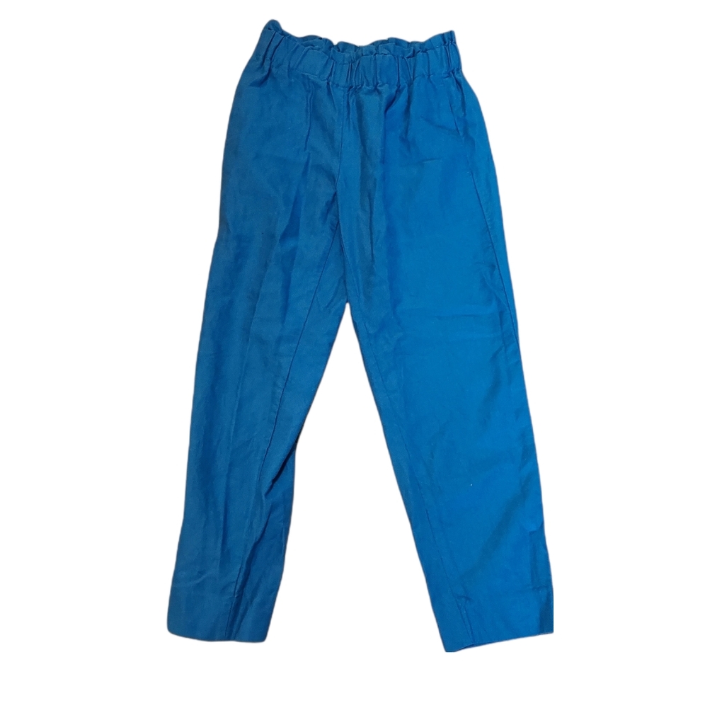 Ann Taylor Petite XXSP Paper Bag Pants Blue Woman. Dimensions waist 28", rise 1.